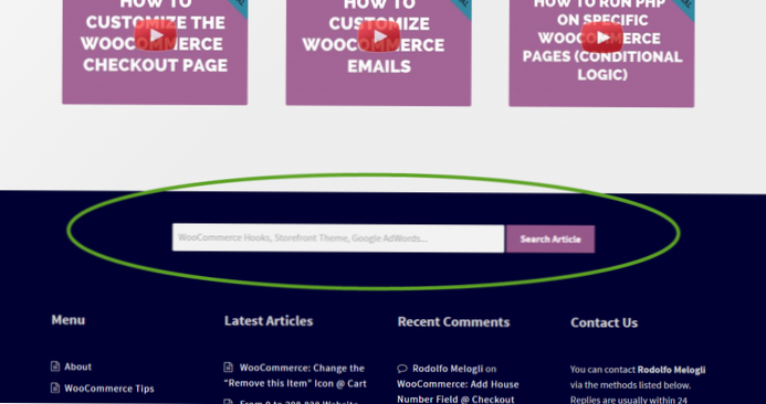 Add Custom Search Box to WooCommerce