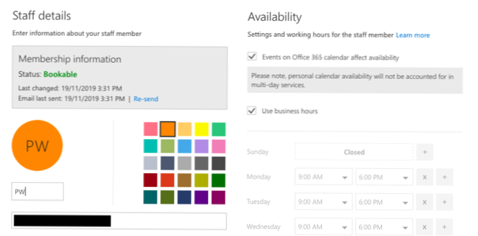 Add sync-able bookings calendar to the site [closed]