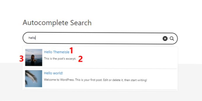 Autocomplete for WordPress search?