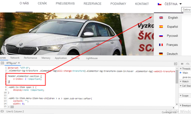 Bizarre Child Menu Issue on WP Site