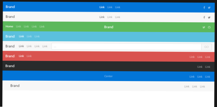 Bootstrap-Navigation