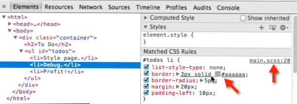 Can't find a <p> tag to style