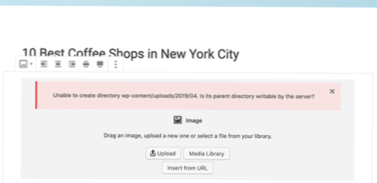 cant upload media/pictures to my wordpress site, cant upload anything to my database