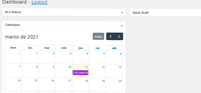 Opprett en fullbredde dashbord-widget