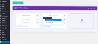 Custom search results page template