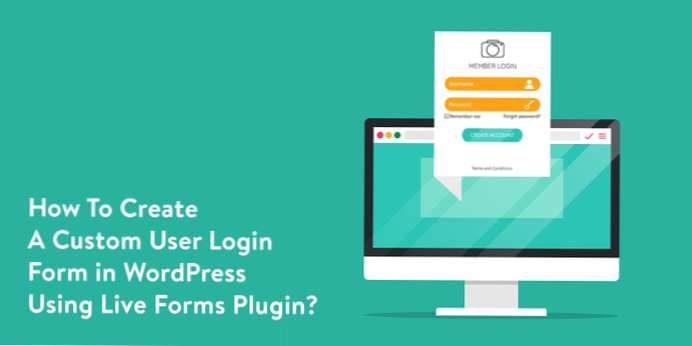 Tilpasset bruger login side ved at oprette et plugin