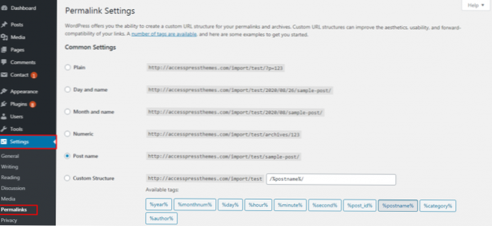 Deaktivieren Sie die WordPress-URL nach der ID-Nummer