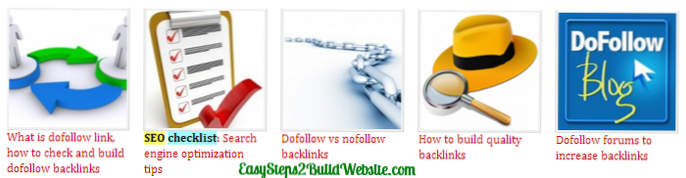 Visualizza i post correlati senza un plug-in