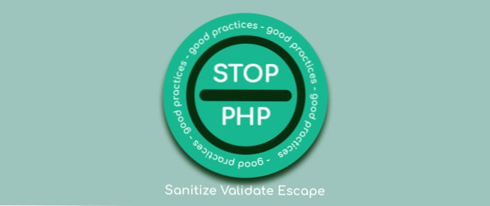 Må jeg desinfisere $ _POST ['nøkkelord'] før jeg sender til parameteren s?