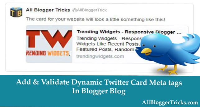 Dynamiske Twitter-kortbilleder