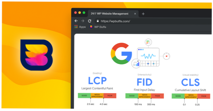Google Web Core Vitals - management, how to in wordpress and advice