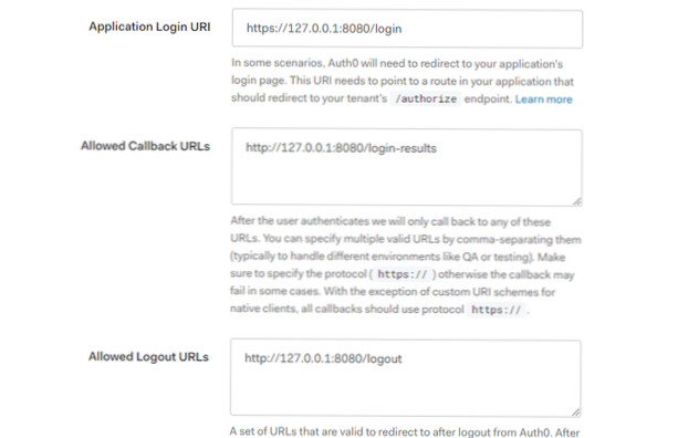 Obsługuj adres URL wywołania zwrotnego