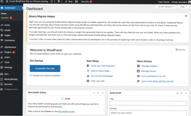 Jak znaleźć przełomowe zmiany podczas aktualizacji wordpress?? [Zamknięte]