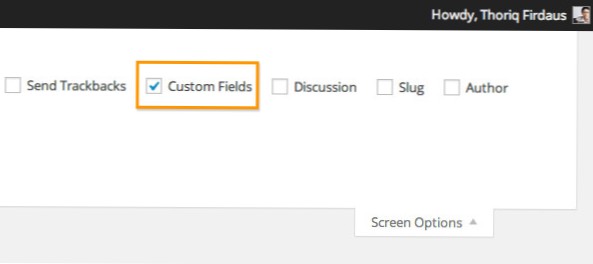 So rufen Sie benutzerdefinierte WordPress-Felder ohne Plugin auf