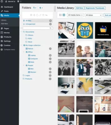 come visualizzare le immagini da una cartella in un cdn al sito web wordpress