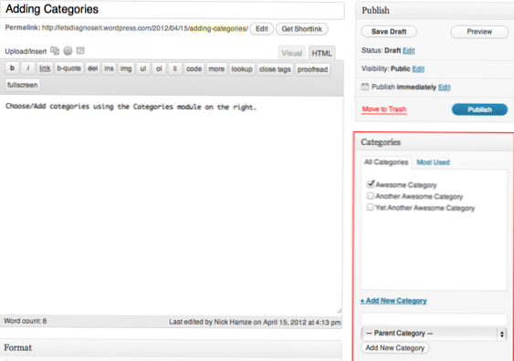 How to get all post categories without custom post type categories?