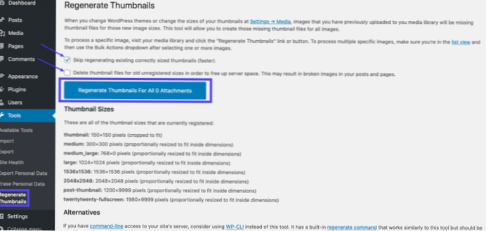 How to get Regenerate Thumbnails plugin to make larger plugins than original? [closed]