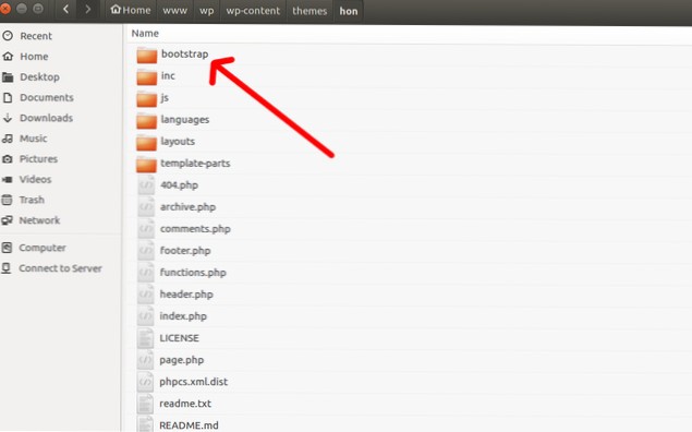 How to install Bootstrap in a WordPress child theme