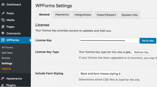 How to make and save custom form in custom plugin page?