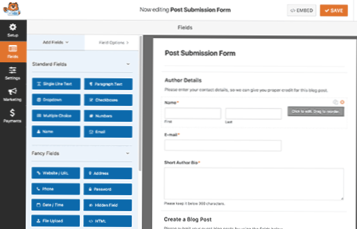 come fare in modo che l'utente wordpress invii il modulo una volta??