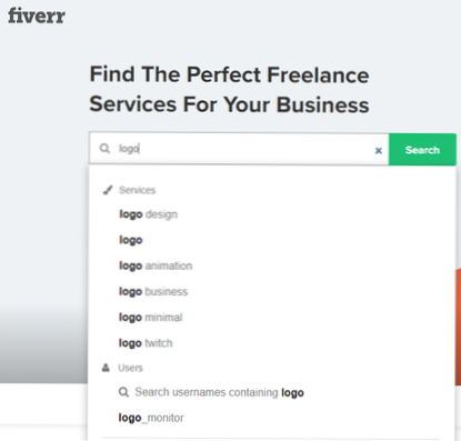 How to search in a category I want