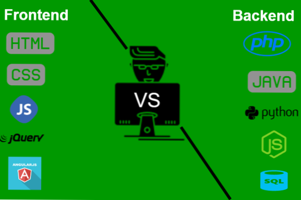 Jak nastavit různé jazyky pro front-end a back-end