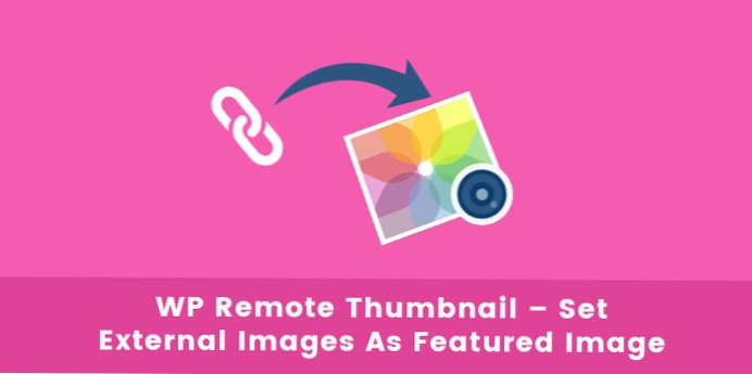 How to set featured image from external url img