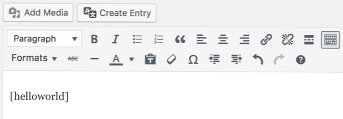 Como escrever um livro de nomes de código curto personalizado?