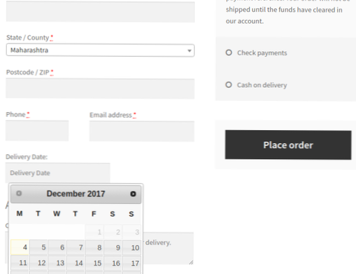 Je souhaite ajouter un champ de sélection personnalisé dans une caisse WooCommerce - et en fonction de la sélection, ouvrir de nouveaux champs de texte à ajouter
