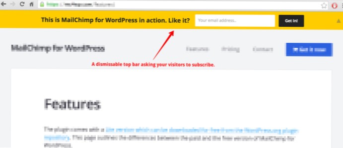 importovat zpravodaje mailchimp do wordpressu [uzavřeno]