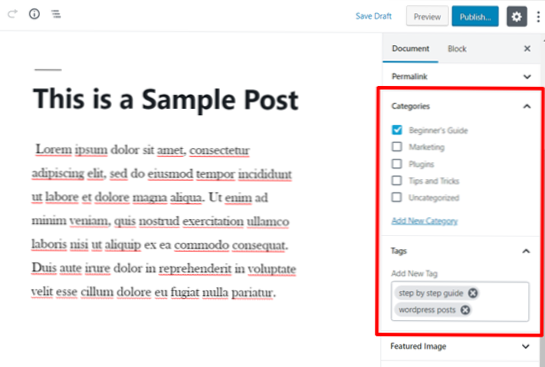 Dans WordPress, après avoir ajouté une nouvelle catégorie et de nouveaux articles, changer les balises meta post et post ne fonctionne pas, quelle en est la raison?