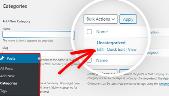 Include page name in posts slug