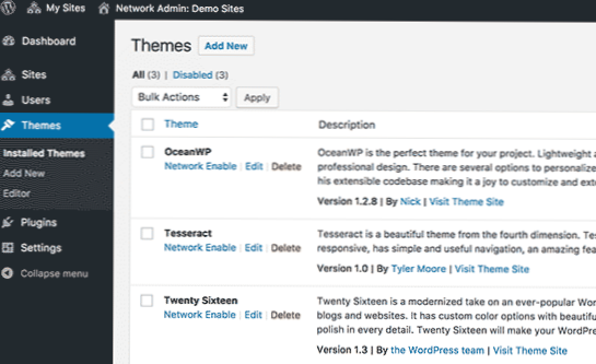 Existe uma maneira de fazer plug-ins e temas não desenvolvidos para multisite funcionarem em um subsite de rede?
