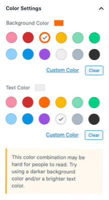 Is there a way to set the gutenberg color palette outside the theme?