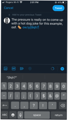 Rendre les URL mobiles différentes