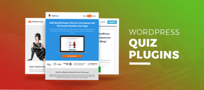 Prueba de personalidad en wordpress usando un complemento