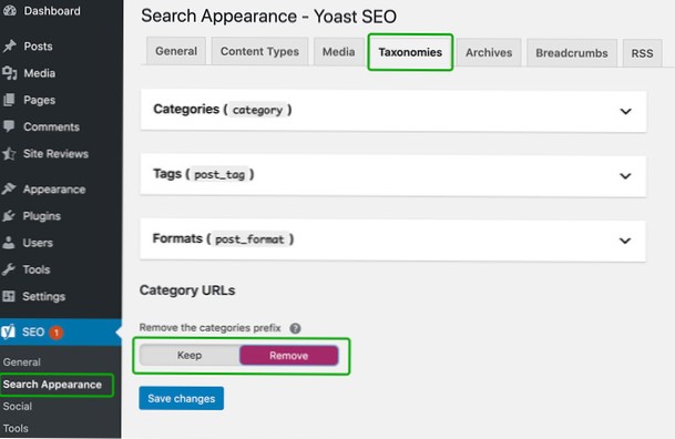 Verwijder /category/ uit categorie (archief) pagina-URL's (zonder een plug-in te gebruiken)