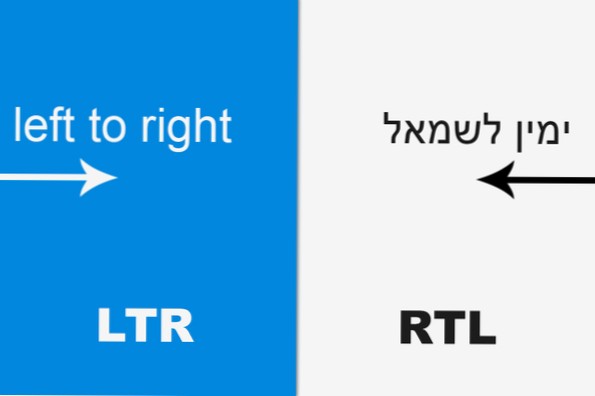 RTL stylesheet automatically working