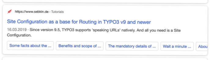 Search results How to add direct jump to anchor?