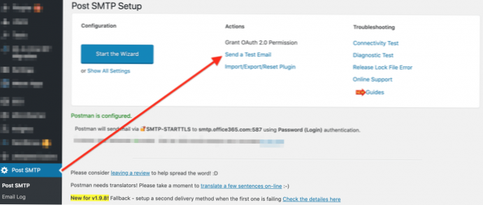 Odesílejte e-maily pomocí pluginu wordpress jménem někoho s jeho svolením