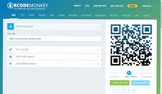Share login credential with QR code