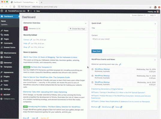 Translate Pages Of A WordPress Site Into Subfolders
