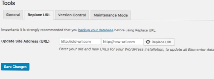 Quando si modificano gli URL con elementor, l'URL viene visualizzato correttamente nel codice, ma quando si fa clic viene reindirizzato a un vecchio URL