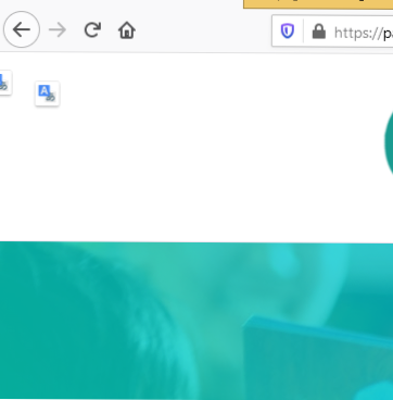 Why is my page displaying small A Japanese character icons?