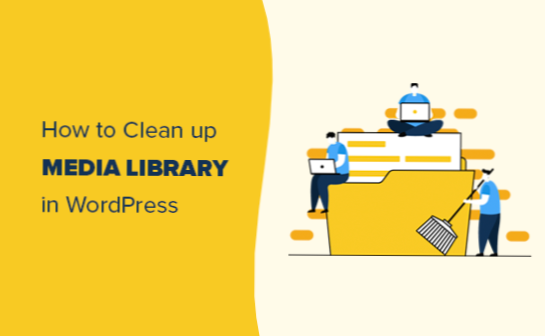 WordPress limpeza de biblioteca de mídia