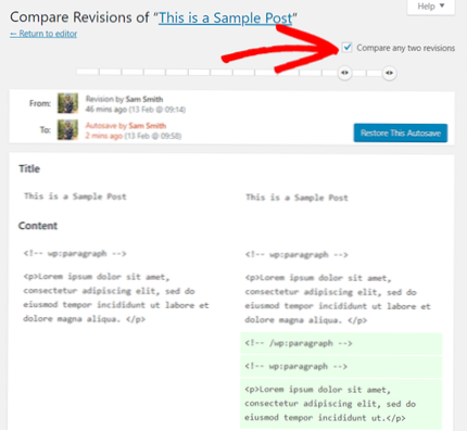 wordpress last revision disabled