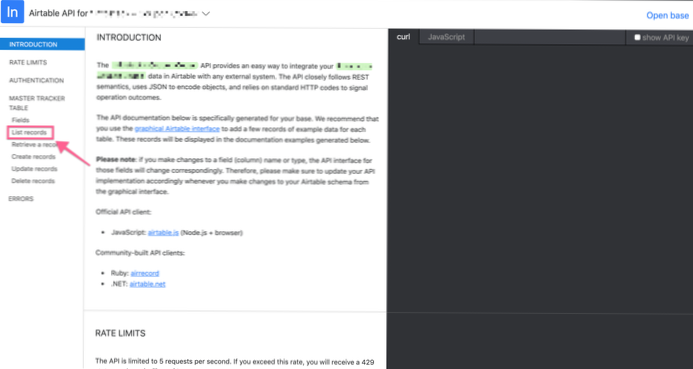 WordPress plugin development- Integrate with airtable API