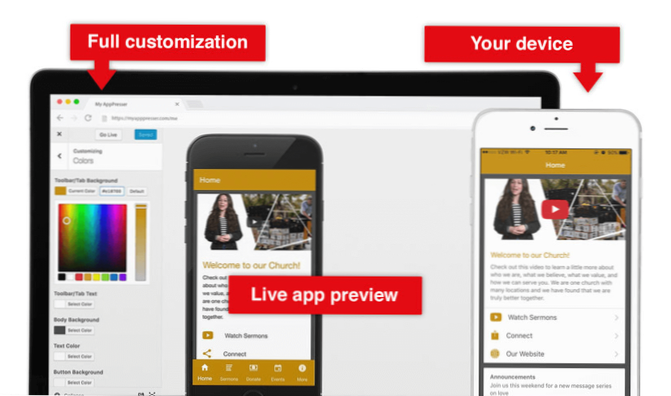 WordPress soll eher wie eine App verwendet werden?