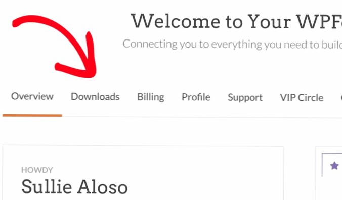 I moduli WP non vengono visualizzati, diventando un errore fatale