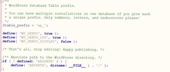 WP_DEBUG must be on, otherwise edit post or page will show 404 error